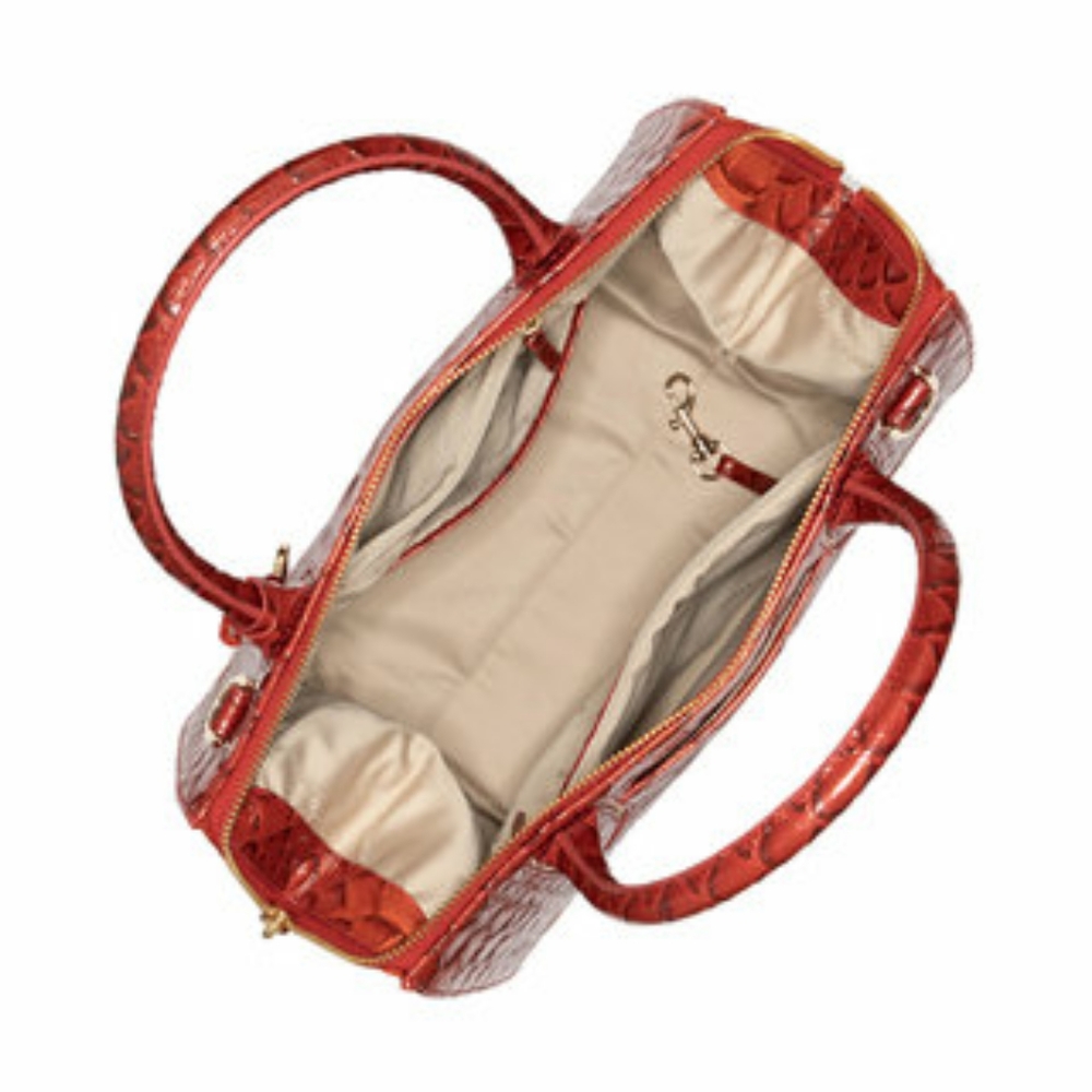 Brahmin Caroline Satchel in Heat - Picture 3 of 6